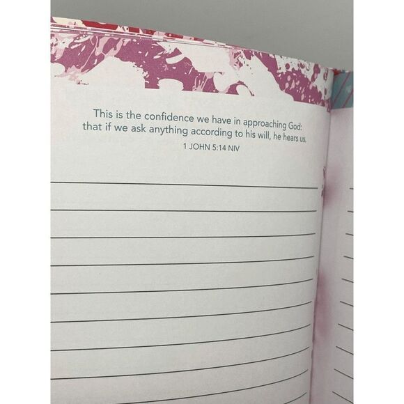 Guided Journal He Fills My Life with Good Things Hard Back 6x6" - Picture 6 of 7